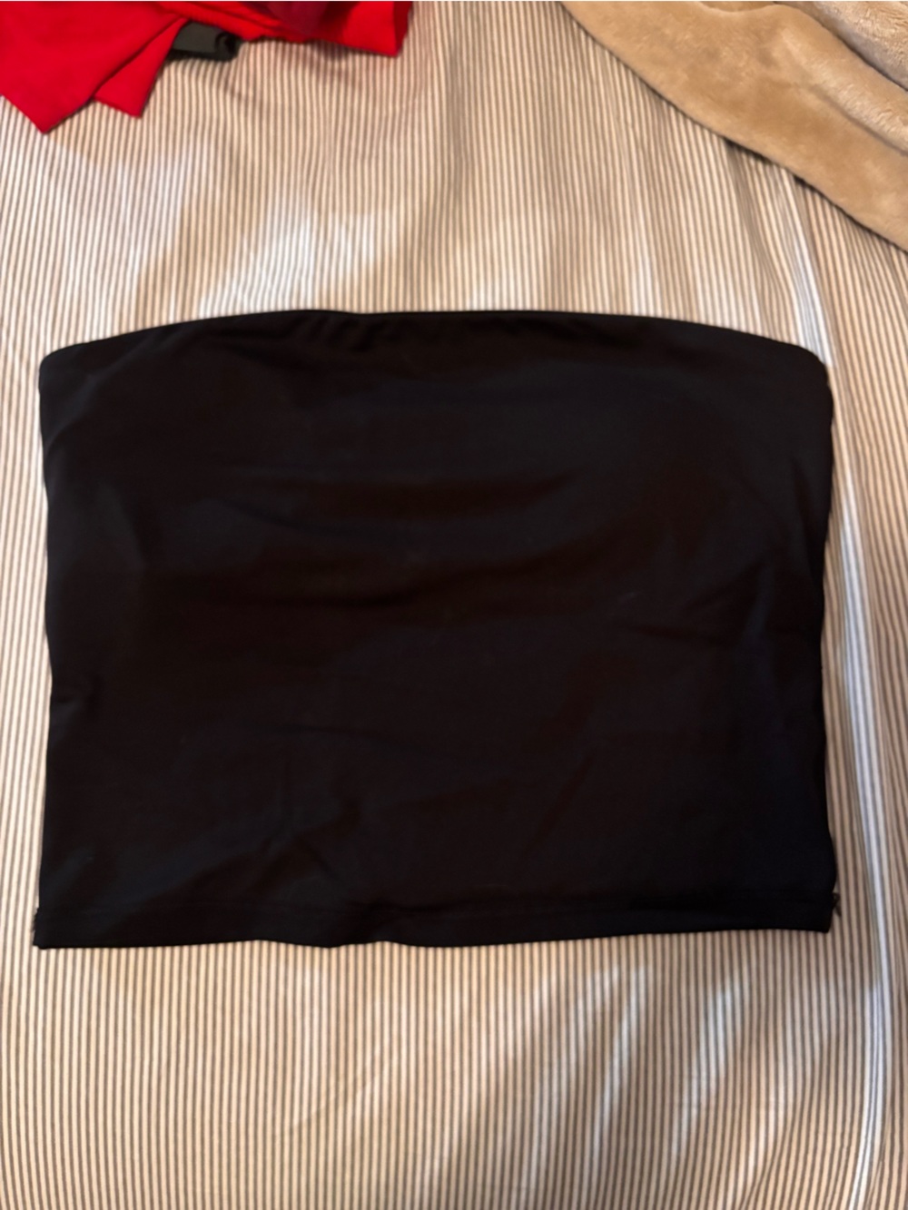aerie Black Strapless Tube Top
